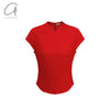 SAMUEL GUI YANG 25 Spring/Summer Tops/Skirts SGY-SS25ATP12-1-1-LYCHEESHELL Red Tops